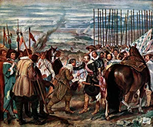 The Surrender of Breda, June 2nd, 1625, (c1635).Artist: Diego Velazquez The Surrender of Breda, June 2nd, 1625, (c1635).Artist: Diego Velazquez