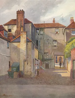 The Swan Yard, Reigate, 1912, (1914). Artist: James S Ogilvy