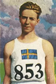 Related Images Gallery: Swedish javelin-thrower Erik Lundquist, 1928. Creator: Unknown
