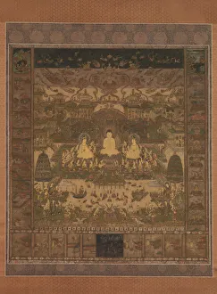 Taima Mandala, probably late 14th century. Creator: Unknown Taima Mandala, probably late 14th century. Creator: Unknown