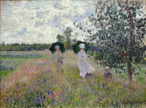 Taking a walk near Argenteuil. Artist: Monet, Claude (1840-1926) Taking a walk near Argenteuil. Artist: Monet, Claude (1840-1926)