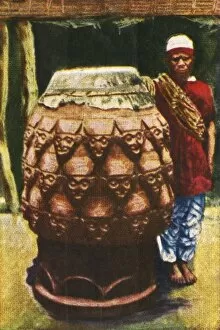 Talking drum, Cameroon, c1928. Creator: Unknown