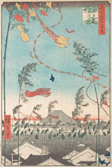 Metropolitan Museum of Art Gallery: The Tanabata Festival, from the series One Hundred Famous Views of Edo , 1857., 1857