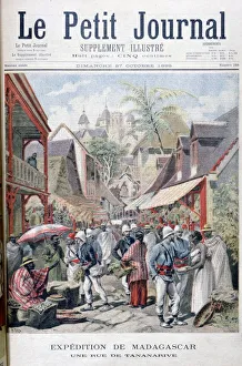 Antananarivo Gallery: Tananarive (Antananarivo), capital of Madagascar, 1895. Artist: F Meaulle