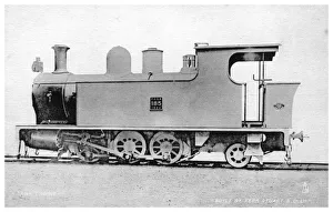 Tank engine, steam locomotive built by Kerr, Stuart and Co, early 20th century.Artist: Raphael Tuck Tank engine, steam locomotive built by Kerr, Stuart and Co, early 20th century.Artist: Raphael Tuck