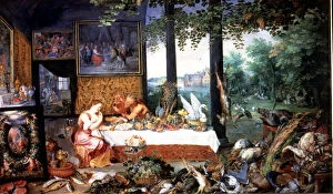 Images Dated 6th September 2007: The Taste, 1618, by Jan Brueguel