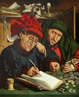 Coins Gallery: The Tax Collectors, 1520s. Artist: Massys, Quentin (1466?1530)