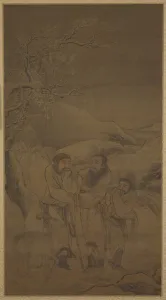 The Tearful Parting of Su Wu and Li Ling, Ming dynasty, 16th century. Creator: Unknown The Tearful Parting of Su Wu and Li Ling, Ming dynasty, 16th century. Creator: Unknown