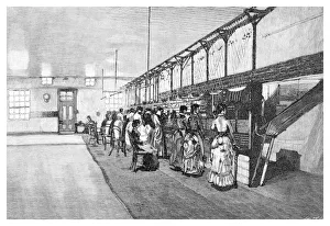 The Telephone Exchange, Melbourne, Victoria, Australia, 1886 The Telephone Exchange, Melbourne, Victoria, Australia, 1886