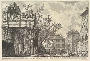 The Temple of Vespian (Veduta del Tempio di giove Tonante), ca. 1756 The Temple of Vespian (Veduta del Tempio di giove Tonante), ca. 1756