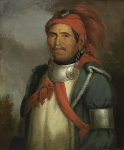 Tenskwatawa, c. 1830-1833. Creator: Henry Inman Tenskwatawa, c. 1830-1833. Creator: Henry Inman