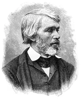 Thomas Carlyle, 19th century Scottish essayist, satirist, and historian, (1903) Thomas Carlyle, 19th century Scottish essayist, satirist, and historian, (1903)