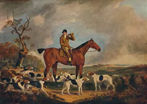 Thomas Oldaker on Pickle with his Hounds, c19th century, (1922) Thomas Oldaker on Pickle with his Hounds, c19th century, (1922)