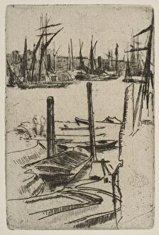 Mooring Post Gallery: The Tiny Pool, [1879]. Creator: James Abbott McNeill Whistler