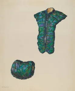 Tippet and Muff, c. 1938. Creator: Hans Mangelsdorf Tippet and Muff, c. 1938. Creator: Hans Mangelsdorf