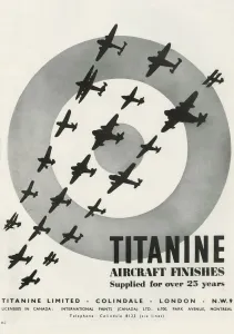 Titanine Aircraft Finishes, 1941. Creator: Unknown Titanine Aircraft Finishes, 1941. Creator: Unknown