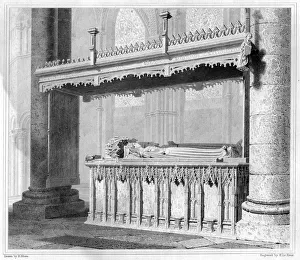 Tomb of Henry IV and his Queen Joan of Navarre in Canterbury Cathedral, 1825 Tomb of Henry IV and his Queen Joan of Navarre in Canterbury Cathedral, 1825