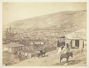 Balaclava, Crimea Collection: The Town of Balaklava, 1855. Creator: Roger Fenton