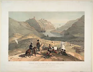 Town and harbour of Balaklava from the camp of the 93rd Highlanders, 1854 Town and harbour of Balaklava from the camp of the 93rd Highlanders, 1854