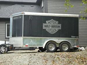 Harley-Davidson Prints: Harley Davidson Trailer Print 2018