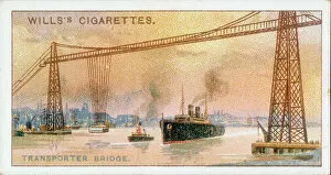 Cigarette Card Gallery: Transporter Bridge, Newport, Wales