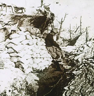 Trench Life In WWI Prints: Trenches, c1914-c1918