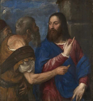 Authority Gallery: The Tribute Money, 1560s. Artist: Titian (1488-1576)