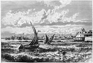 Tripoli from the Roadstead, c1890. Artist: Barbant