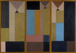 Fine Art Prints: Print of Triptych with Reciprocal Triangles, 1918