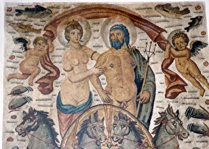 Triumph of Neptune and Amphitrite, Roman mosaic, early 4th century Triumph of Neptune and Amphitrite, Roman mosaic, early 4th century