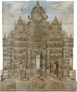 The Triumphal Arch of the Emperor Maximilian I. Artist: Altdorfer, Albrecht (c. 1480-1538) The Triumphal Arch of the Emperor Maximilian I. Artist: Altdorfer, Albrecht (c. 1480-1538)