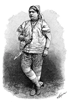 Tunisian Jewess, c1890. Artist: Henri Thiriat Tunisian Jewess, c1890. Artist: Henri Thiriat