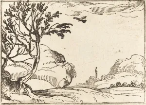 Turtle Dove Flying in the Desert Print by Jacques Callot