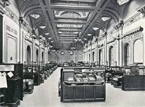 Aw Penrose Gallery: The Underwriters Room at Lloyds, c1903. Artist: AJ Campbell & E Gray