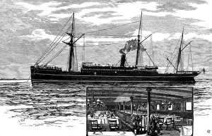 Steamship History Prints: The Union Steam-Ship Company's Royal Mail-Steamer Tartar