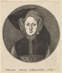Unknown Woman, 1647. Creator: Wenceslaus Hollar Unknown Woman, 1647. Creator: Wenceslaus Hollar
