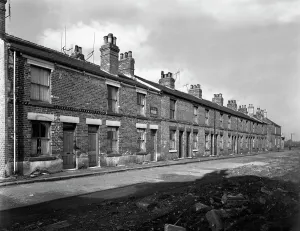 Urban redevelopment in Swinton, South Yorkshire, 1957. Artist: Michael Walters Urban redevelopment in Swinton, South Yorkshire, 1957. Artist: Michael Walters