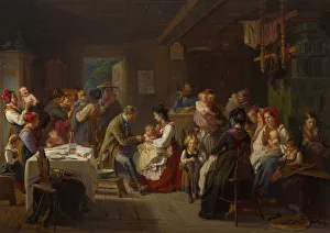 A vaccination against smallpox in the countryside, 1868 A vaccination against smallpox in the countryside, 1868