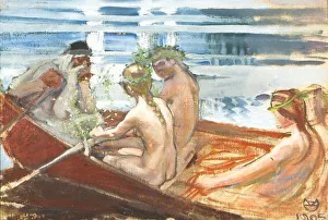 Vainamoinens Boat-ride (Vainamoisen venematka), 1905 Vainamoinens Boat-ride (Vainamoisen venematka), 1905