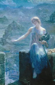 The Valkyres Vigil, 1906 Print