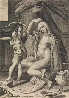 Bartholomeus Spranger Gallery: Venus and Cupid, 1571-1650. Creator: Sadeler