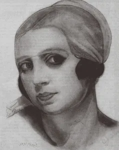 Vera de Bosset Stravinsky (1888-1982), 1921. Artist: Sudeykin, Sergei Yurievich Vera de Bosset Stravinsky (1888-1982), 1921. Artist: Sudeykin, Sergei Yurievich