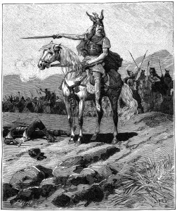 Vercingetorix, chieftain of the Arverni, c52 BC (1882-1884).Artist: Spex Vercingetorix, chieftain of the Arverni, c52 BC (1882-1884).Artist: Spex