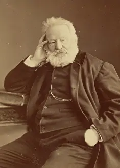 Albumen Silver Print Art Prints: Victor Hugo, 1872-1885. Creator: Nadar