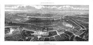 Vienna, Showing the International Exhibition Buildings, 1873. Artist: T Sulman Vienna, Showing the International Exhibition Buildings, 1873. Artist: T Sulman