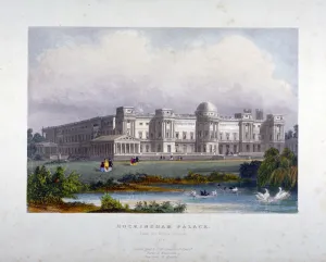 View of Buckingham Palace, Westminster, London, c1830 View of Buckingham Palace, Westminster, London, c1830