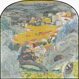Prints of View of Cannet, 1927. Found in the collection of Musee d Orsay, Paris Pierre Bonnard Prints: View of Cannet, 1927 Print from Musee d'Orsay Collection