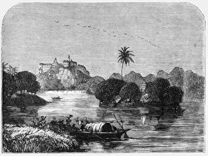 Poona Gallery: View of the Citadel of Poonah, c1891. Creator: James Grant