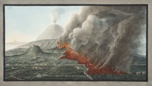 View of an eruption of Monte Vesuvius on 23rd December 1760 and ended 5th January 1761 View of an eruption of Monte Vesuvius on 23rd December 1760 and ended 5th January 1761