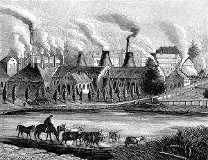 View from the Huta Laury in 1840. Artist: Anonymous View from the Huta Laury in 1840. Artist: Anonymous